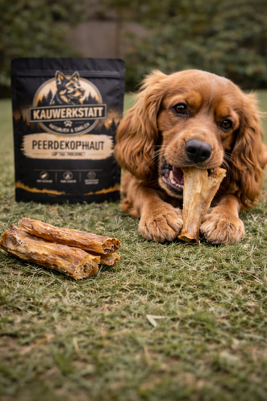 Pferdekopfhaut - Hundesnack