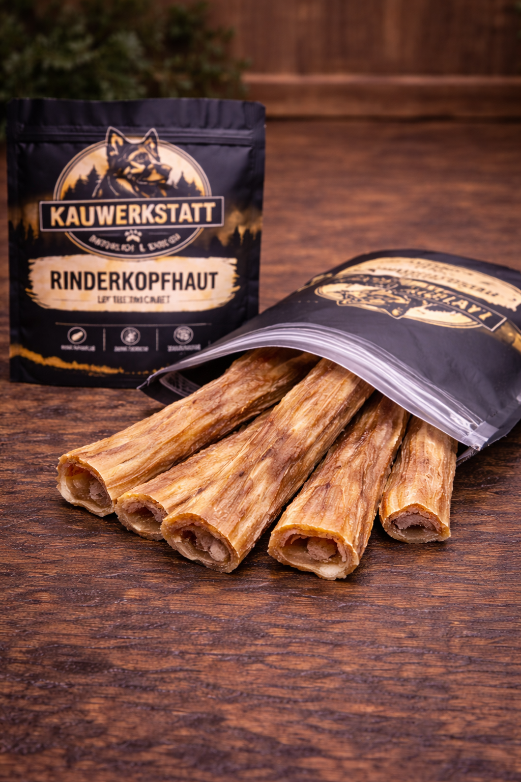 Rinderkopfhaut - Hundesnack