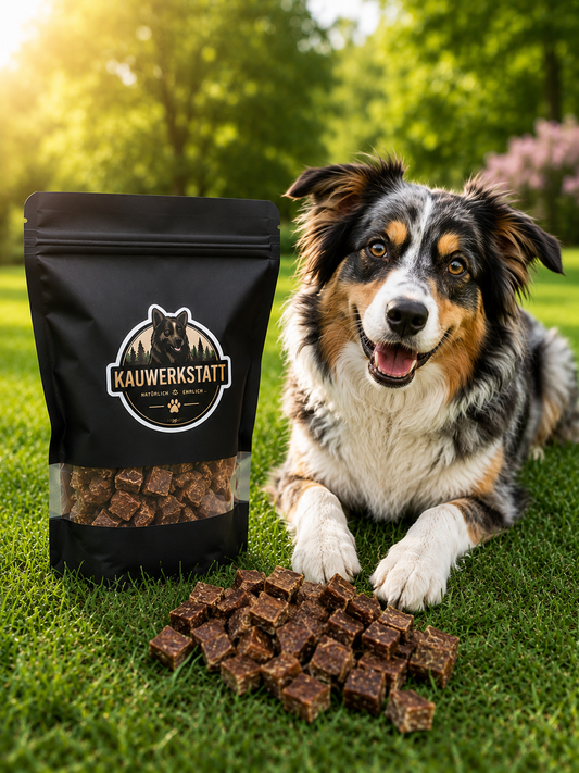 Rinderlungenwürfel für Hunde – fettarm & luftgetrocknet