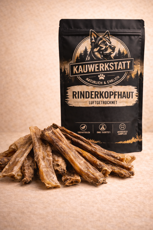 Rinderkopfhaut - Hundesnack